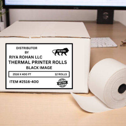 Thermal Printer Rolls 2516 - 400 FT 12 Rolls